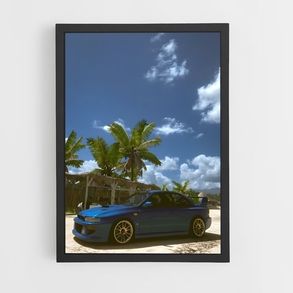 Poster Impreza b sti magnifique – affiche Subaru (vue 2)